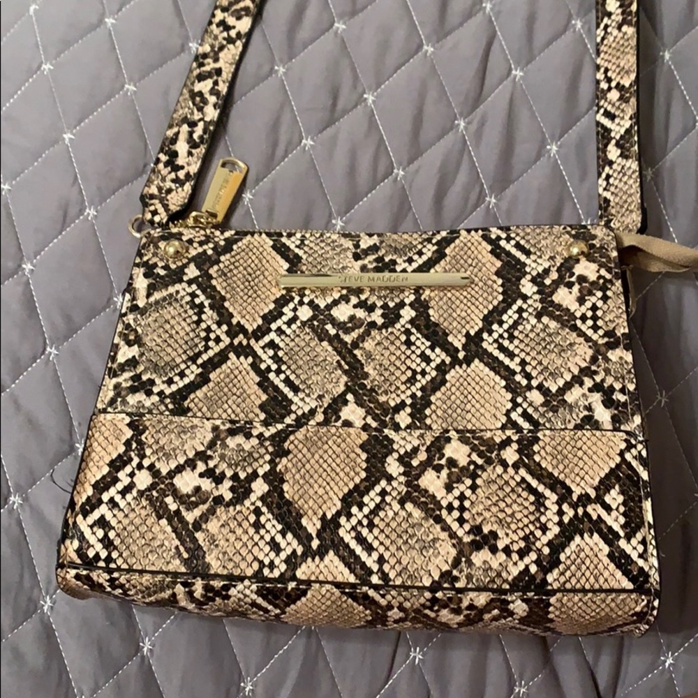 Steve Madden crossbody - snake skin